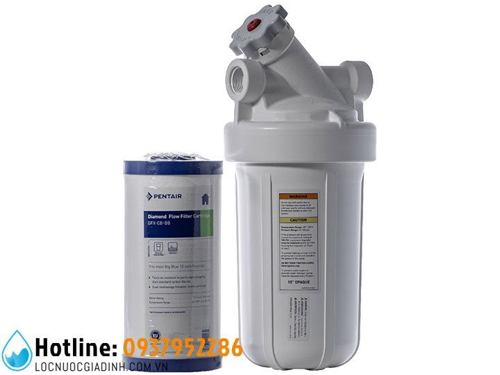 Bộ Lọc Nước Đầu Nguồn Pentair Big White With By-Pass 10 inch