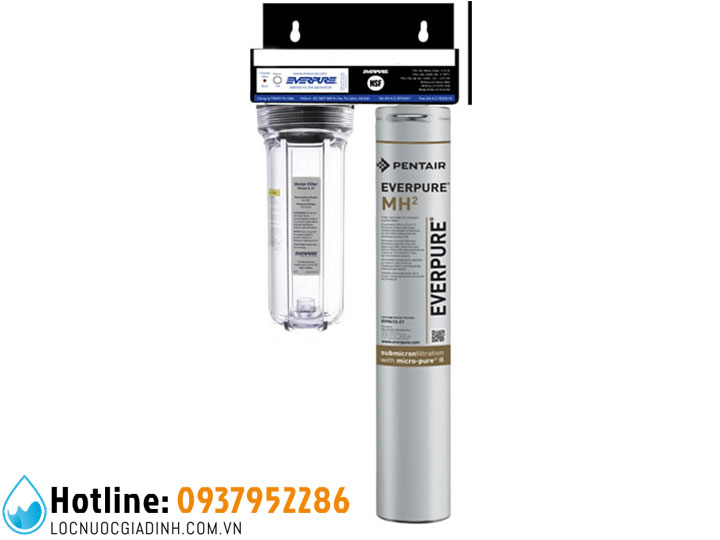 Máy Lọc Nước Cho Máy Pha Café Pentair Everpure MH2 + Lọc Thô A10