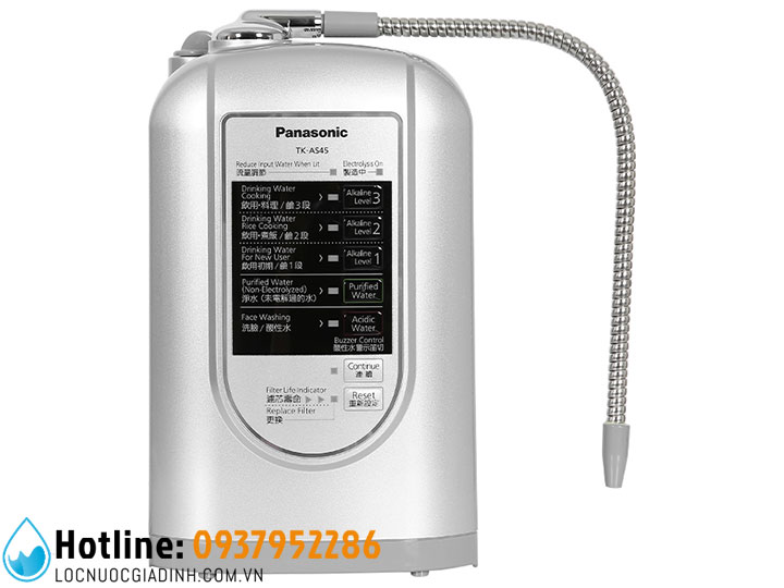 Máy Lọc Nước Điện Giải Panasonic TK-AS45 3 Tấm Điện Cực