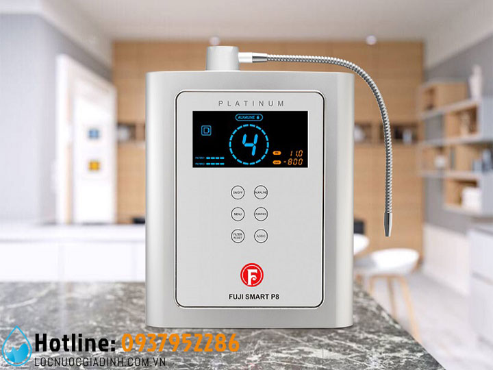Máy Lọc Nước Ion Kiềm Điện Giải Fuji Smart P8 Cao Cấp
