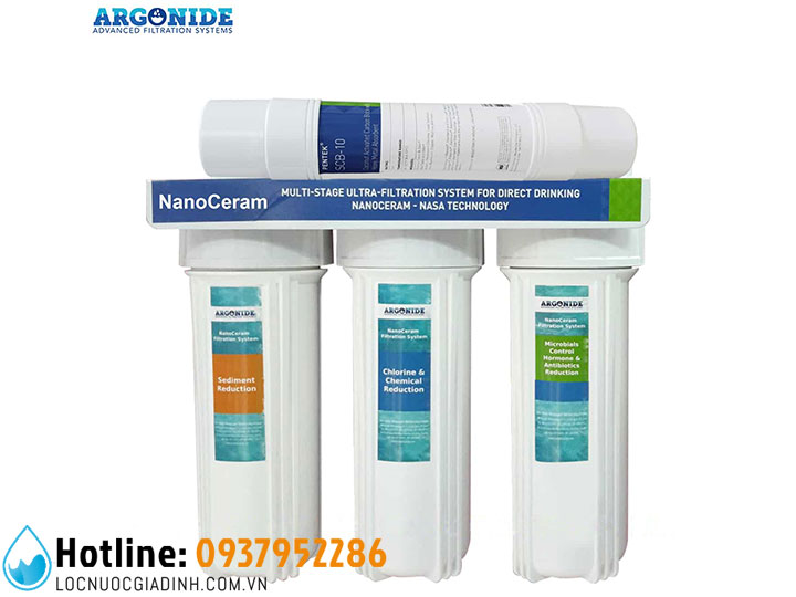 Máy Lọc Nước Nano Ceram 10 in 4 Lõi