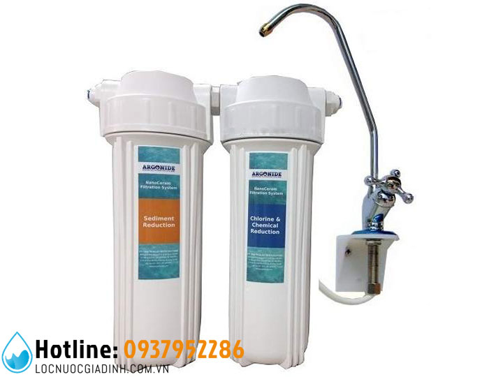 Máy Lọc Nước Nanoceram 10 in 2 Lõi