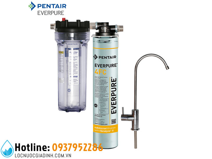 Máy Lọc Nước Pentair Everpure 4FC + Lọc Thô A10