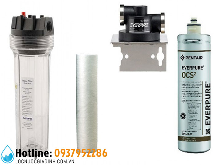 Máy Lọc Nước Pentair Everpure OCS2 + Lọc Thô A10