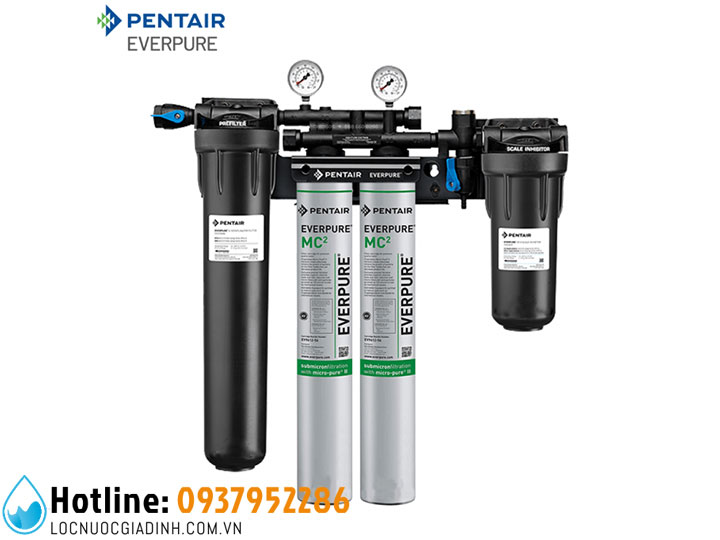 Máy Lọc Nước Pentair Everpure Twin MC2 Cao Cấp